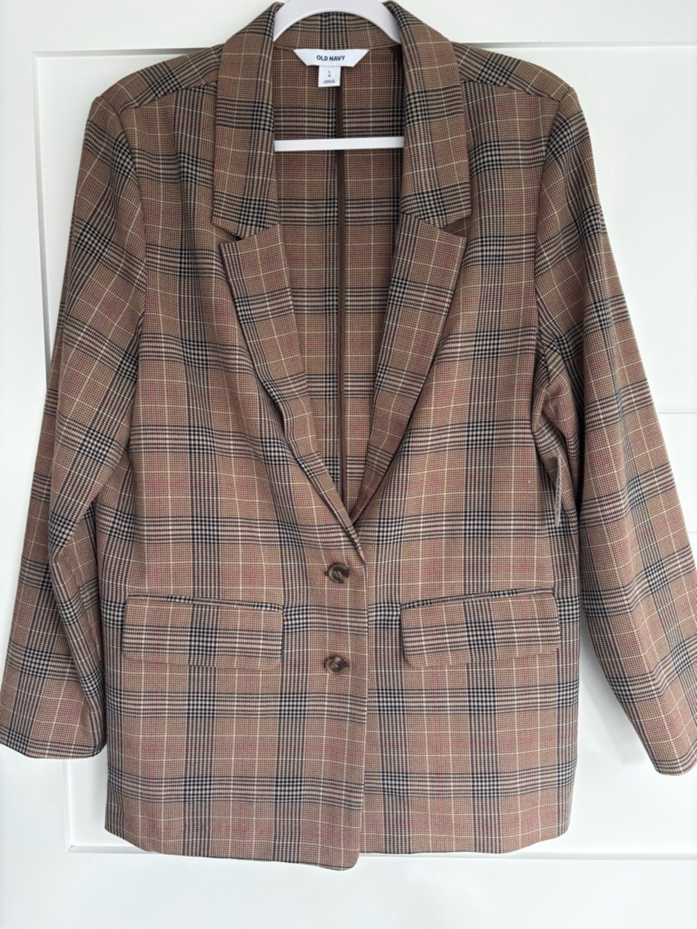 Old Navy Brown Plaid Blazer BNWT